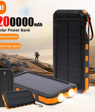 Xiaomi 200,000mAh Solar Power Bank - Fast Charging for iOS & Android