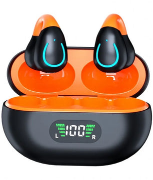 Wireless Bluetooth Earphones Earring HIFI Bass Music Headphones Ear Clip Sport TWS Earbuds Game Headset PK Ambie Sound Earcuffs