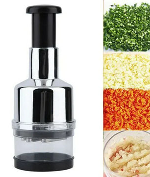 Manual Mincer Garlic Chopper 304 Stainless Steel Garlic Press Crusher Vegetable Onion Cutter Kitchen Cooking Accessories