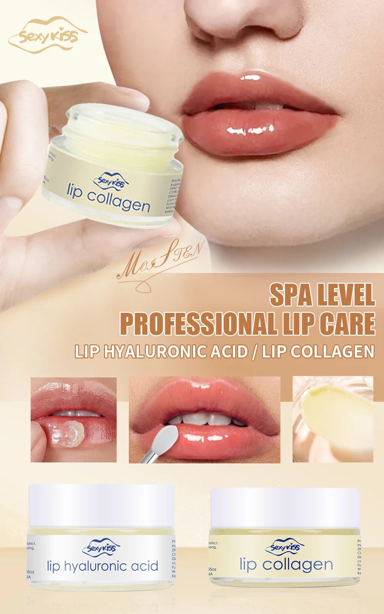 Hyaluronic acid collagen Sleep lip mask 20g deep hydration lasting moisturizing