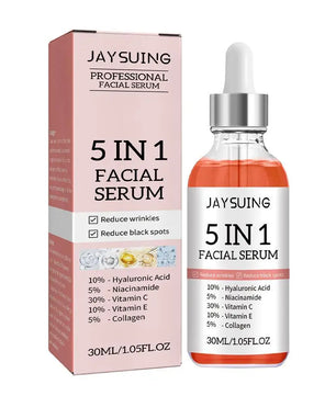5 In 1 Fade fine lines Firming Face Serum Moisturizing brightning Vitamin C