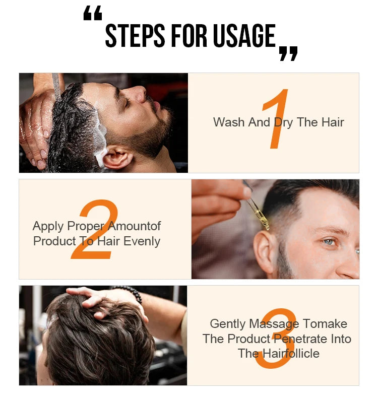 PURC Ginger Hair Growth Oil Fast Hair Loss Treatment Smoothing Repair