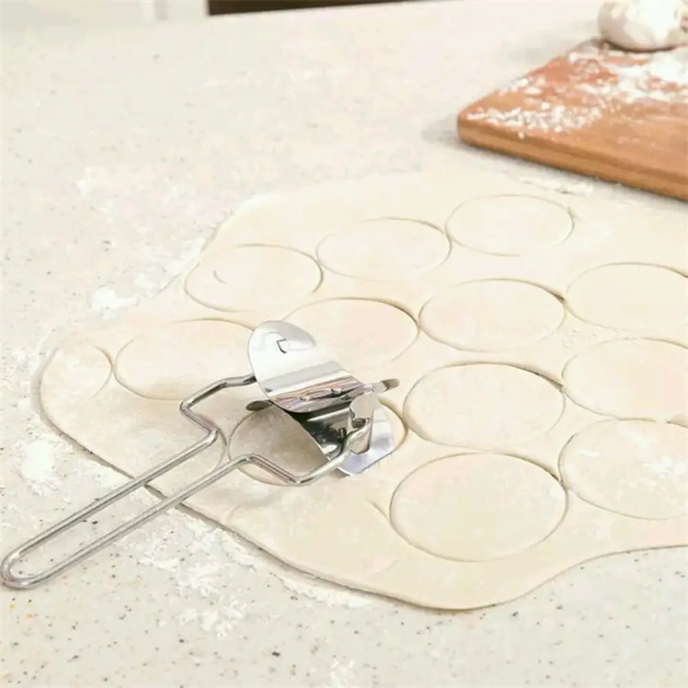 Stainless Steel Dumpling Wrapper Mould Dough Pie Ravioli Maker Pastry Cutter