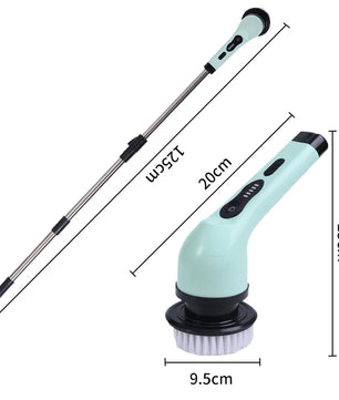 Cordless Spin Scrubber Electric Multipurpose Cleaning Brush for Kitchen Bathroom Toilet - Household Hair Brushes And Mops