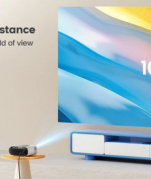 TOPTRO Mini Projector Full HD Support 1080P 16000 Lumens Auto Keystone WiFi Bluetooth Video Projector Portable Home Theater