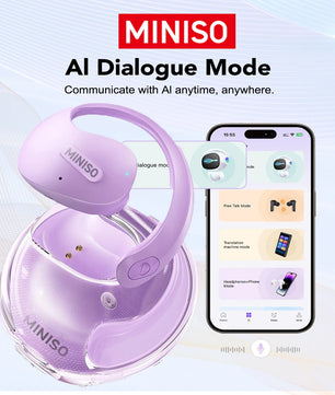 Translator MINISO X15Pro 5.4 Bluetooth Headset Translation Earphones Wireless Headphones Office Travel,ASMR Headset APP