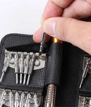 25 PCS Magnetic Screwdriver Set Multi-function Hand Tool Precision Phone  Camera Repair Torx Hex Screw Driver Bits Kits Bag
