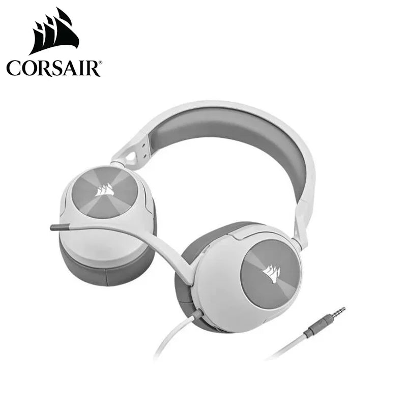 Corsair HS55 Surround Gaming Headset (Leatherette Memory Foam Ear Pads, Dolby Audio 7.1 Surround Sound on PC and Mac