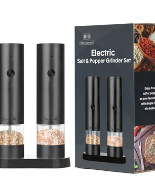New Rechargeable Electric Salt and Pepper Grinder Adjustable Coarseness Large Capacity Auto Spices Grinders Kitchen Cooking Tool
