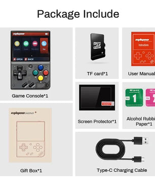NEW Miyoo mini + Miyoomini Plus 3.5'' IPS OCA Portable 128GB Video Game Consoles ARM-Cortea-A7 3000mAh Support More Retro Game