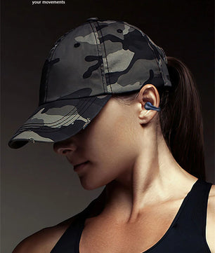 Wireless Bluetooth Earphones Earring HIFI Bass Music Headphones Ear Clip Sport TWS Earbuds Game Headset PK Ambie Sound Earcuffs