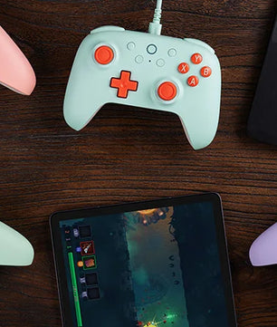 8BitDo Ultimate 2C Wired Gaming Controller Gamepad with Hall Effect Joystick for PC Windows 10 11， Android and Raspberry Pi