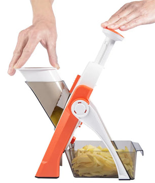 Adjustable Mandoline Slicer Stainless Steel Vegetable Slicer Julienne Safe Vegetable Dicer Onion Carrot Slicer