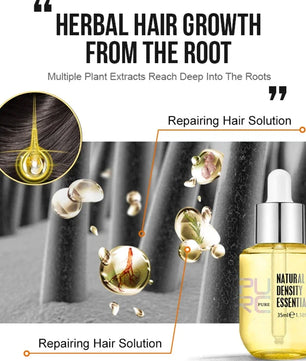 PURC Ginger Hair Growth Oil Fast Hair Loss Treatment Smoothing Repair