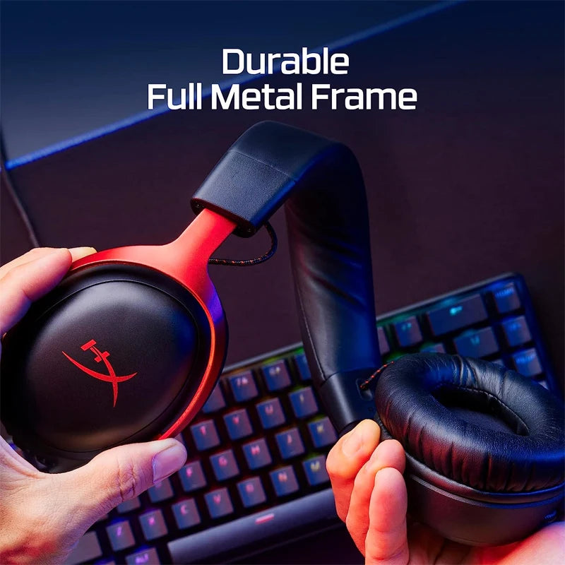 HyperX Cloud 3 III Wired Gaming Headset eSports Professional Head Mounted Headphone For PC PS4 PS5 Xbox Switch Accessories