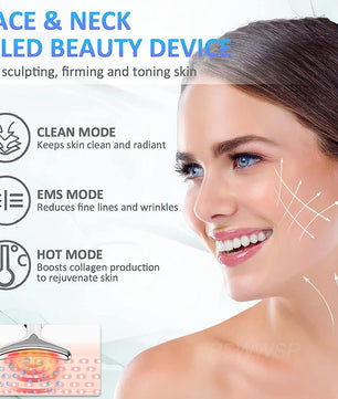 Dropshipping Facial Massager Neck Facial Beauty Device Lifting Tighten Skin Care Tool