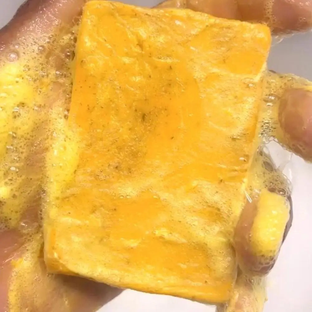 Turmeric Soap Face Cleansing Anti Acne Whitening Skin Lightening Face Remove