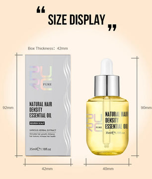 PURC Ginger Hair Growth Oil Fast Hair Loss Treatment Smoothing Repair