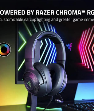 Razer Kraken V3 X - Wired USB Gaming Headset ,HyperClear Cardioid Microphone, 7.1 Surround Sound, RGB Chroma