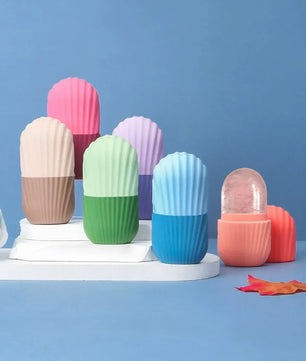 Ice Face Roller Facial Lifting Contouring Tools Silicone Ice Cube Trays Ice Globe Balls Eye Face Massager Beauty Skin Care Tools