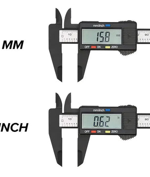 150mm 100mm Electronic Digital Caliper Carbon Fiber Dial Vernier Caliper Gauge Micrometer Measuring Tool Digital Ruler