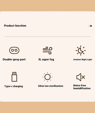 oil diffuser essential oils with Night Light room freshener 3L Purifier Diffuser USB Ultrasonic Cool Mist Sprayer