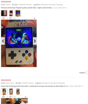 NEW Miyoo mini + Miyoomini Plus 3.5'' IPS OCA Portable 128GB Video Game Consoles ARM-Cortea-A7 3000mAh Support More Retro Game