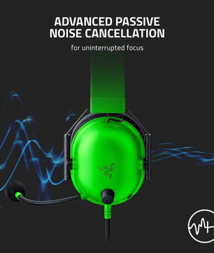 Razer BLACKSHARK V2 X Headphones E-sports Game Headset with Microphone 7.1 Surround Sound Video Gaming Earphone Wired for PC PS5