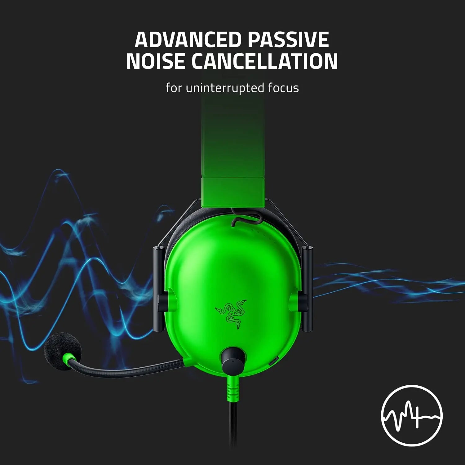 Razer BLACKSHARK V2 X Headphones E-sports Game Headset with Microphone 7.1 Surround Sound Video Gaming Earphone Wired for PC PS5