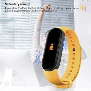 M6 Smart Watch Men Women Fitness Smart Bracelet Sports Band Heart Rate Blood Pressure Monitor Waterproof Multi-function Watches