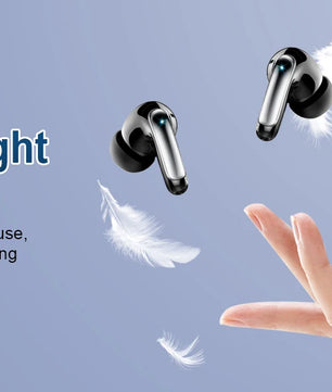 Wireless Headphones,Bluetooth 5.3 Stereo Earphones in Ear with 4 ENC Mic Clear Calls,Noise Cancelling Ear Buds,48H battery life.