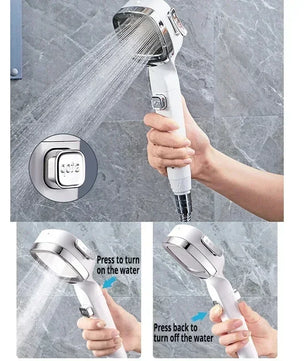 Xiaomi High Pressure Shower Head 3 Modes Adjustable Filter Shower Head Set New Smart Bathroom Shower Head Accessories Sprayer
