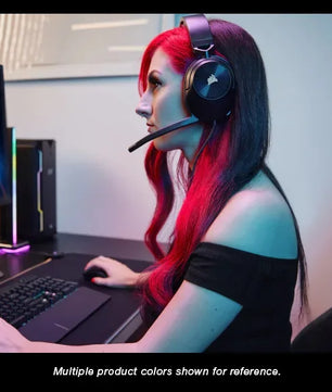 Corsair HS55 Surround Gaming Headset (Leatherette Memory Foam Ear Pads, Dolby Audio 7.1 Surround Sound on PC and Mac