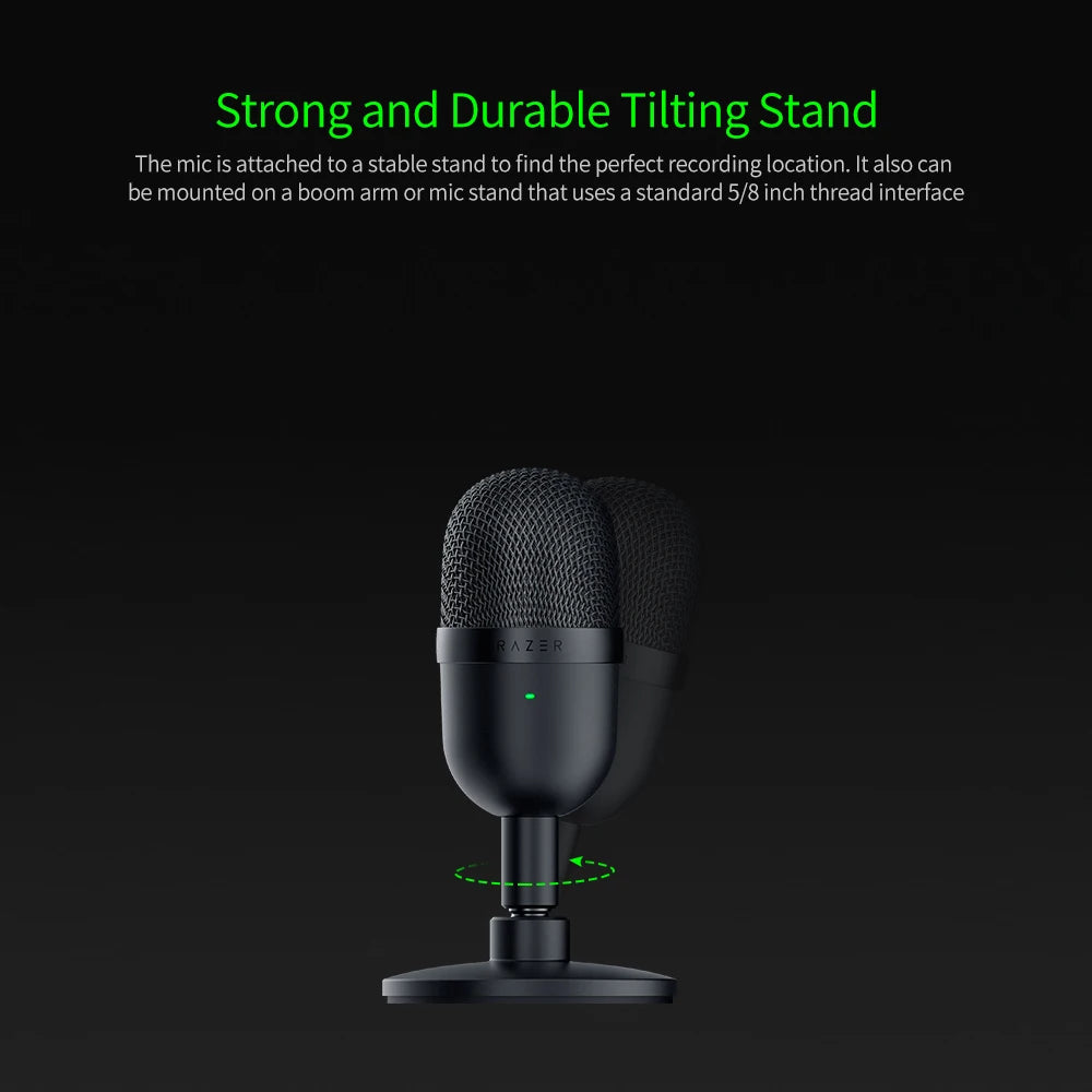 Razer Seiren Mini Microphone USB Microphone Ultra-compact Condenser Streaming Mic Razer Seiren Mini Microphone USB