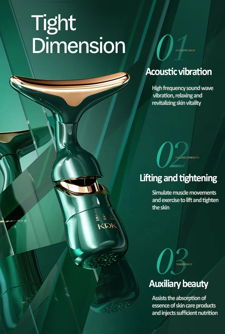 3 In 1 Facial Lifting Device Neck Facial Eye Massage Face Slimmer