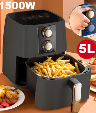 5L air fryer 1500W 220-240V Electric Fryer Air Fryer Home Oil-Free air fryer temperature adjustment 30 Minute Timer