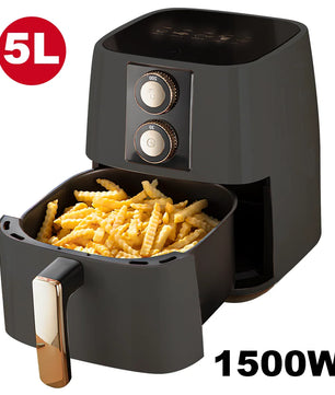 5L air fryer 1500W 220-240V Electric Fryer Air Fryer Home Oil-Free air fryer temperature adjustment 30 Minute Timer