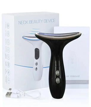 EMS Microcurrent Chin Lifting Face Neck Beauty Device LED Photon Firming Rejuvenation Anti Wrinkle Skin Care Facial Massager