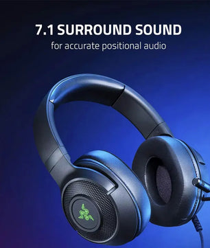 Razer Kraken V3 X - Wired USB Gaming Headset ,HyperClear Cardioid Microphone, 7.1 Surround Sound, RGB Chroma
