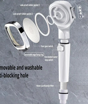 Xiaomi High Pressure Shower Head 3 Modes Adjustable Filter Shower Head Set New Smart Bathroom Shower Head Accessories Sprayer
