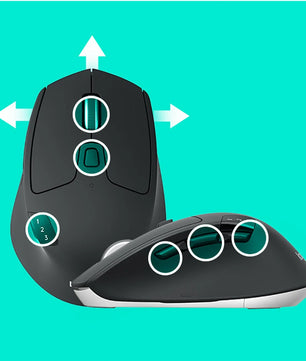 Logitech M720 Wireless Mouse 2.4GHz Bluetooth 1000DPI Gaming Mice Unifying Dual Mode Multi-device Office Gaming Mouse for PC