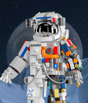900PCS MOC Spaceman Astronaut Model Building Blocks Mechanical Exploring Adventure Assemble Bricks Puzzle Toy Christmas Gift Kid
