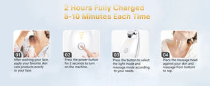 Dropshipping Facial Massager Neck Facial Beauty Device Lifting Tighten Skin Care Tool