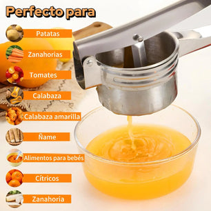 Stainless Steel Potato Masher & Vegetable Juicer