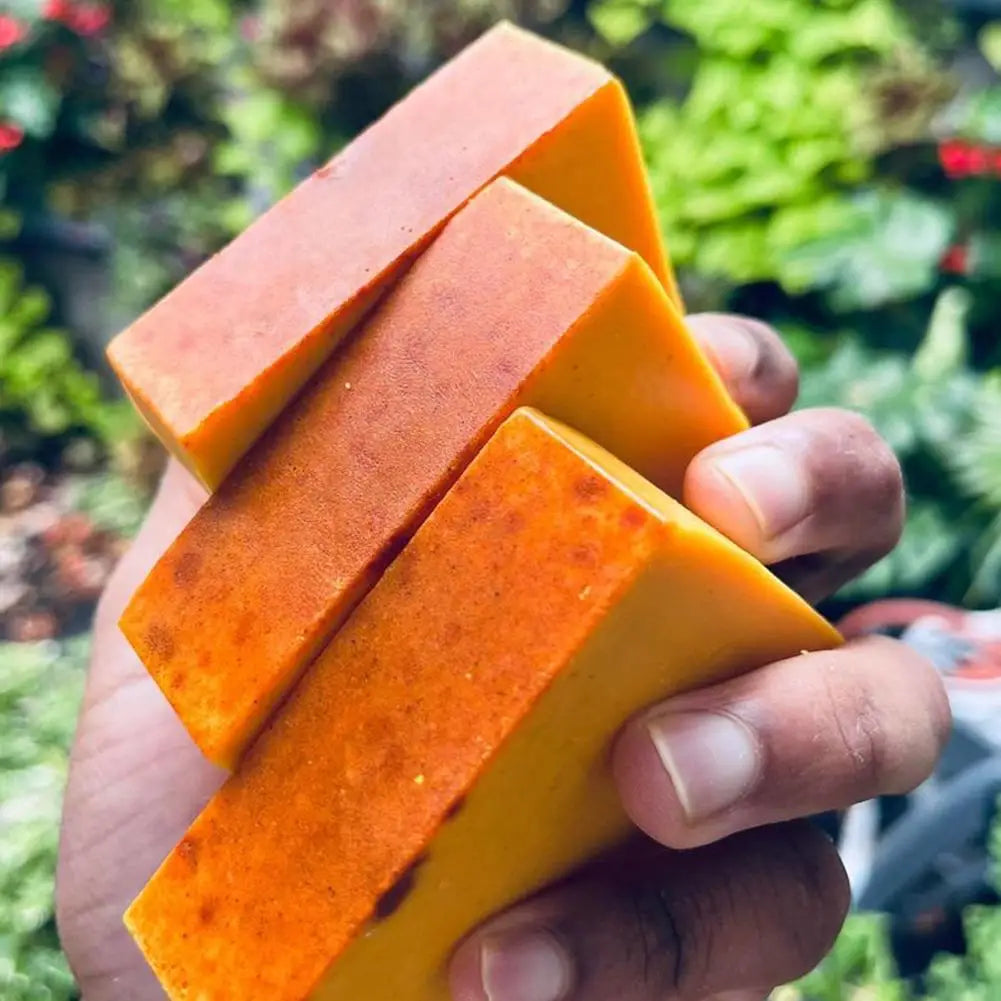 Turmeric Soap Face Cleansing Anti Acne Whitening Skin Lightening Face Remove