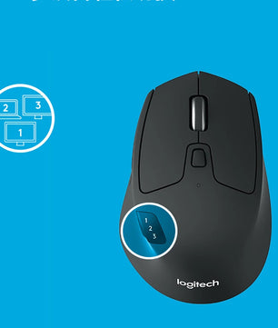 Logitech M720 Wireless Mouse 2.4GHz Bluetooth 1000DPI Gaming Mice Unifying Dual Mode Multi-device Office Gaming Mouse for PC