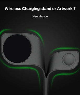 Magnetic 3 in 1 Wireless Charger For iPhone 16 15 14 13 12 Pro Max Fast Wireless Charging Station For Apple Watch 9 /AirPods Pro