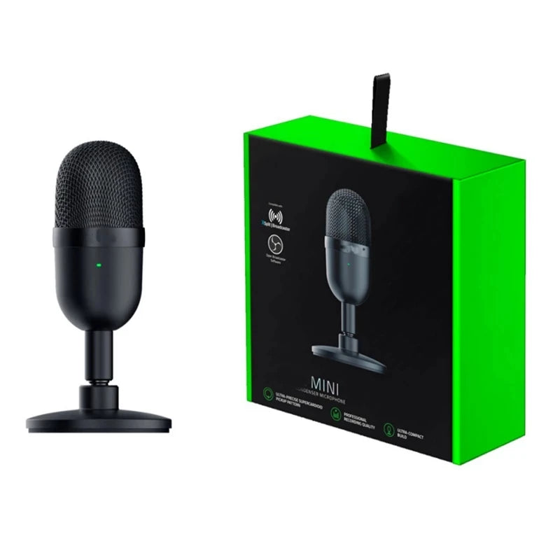 Razer Seiren Mini Microphone USB Microphone Ultra-compact Condenser Streaming Mic Razer Seiren Mini Microphone USB