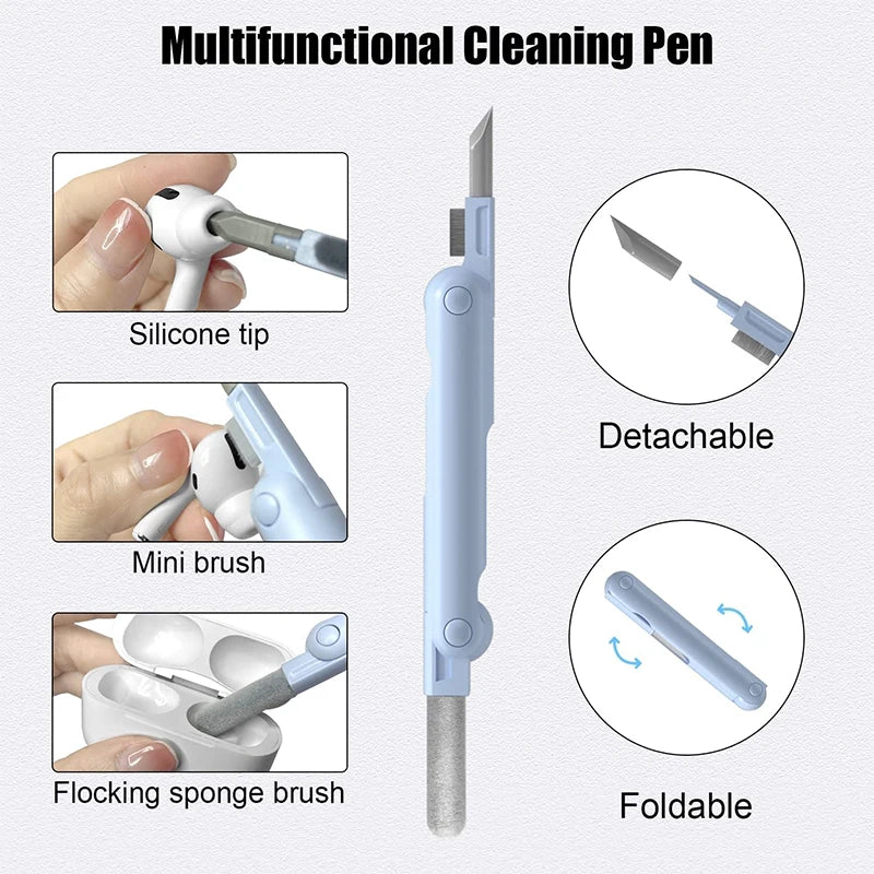 7-in-1 Multifunctional Cleaning Kit Laptop Keyboard Cleaning Brush Mobile Phone