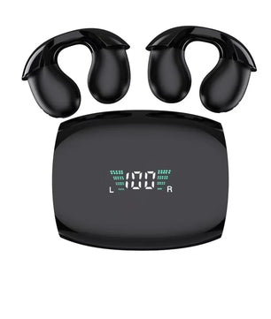 Q71 TWS Bone Conduction Bluetooth Earphones HiFi Stereo Ear Clip Earbud Sports Wireless Headphones Mini Noise Cancelling Headset